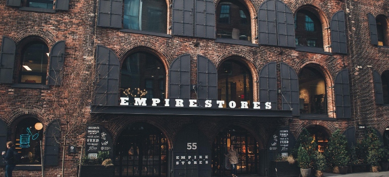 Empire Stores brick building 